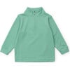 Sam Quarter Zip Pullover, Green Stripes - Jackets - 1 - thumbnail