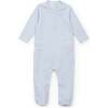 Preston Boys' Footie Romper, Stripes in Blue - Footie Pajamas - 1 - thumbnail