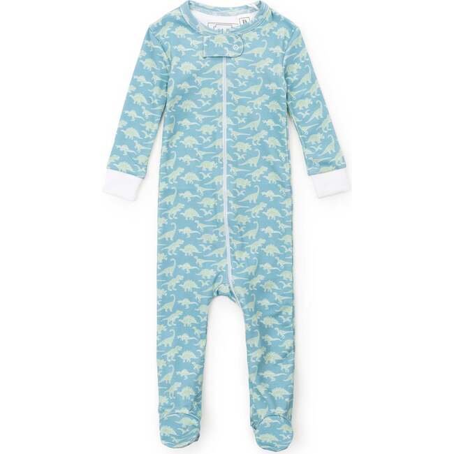 Parker Boys' Footie Zipper Pajama, Dinosaur Dig