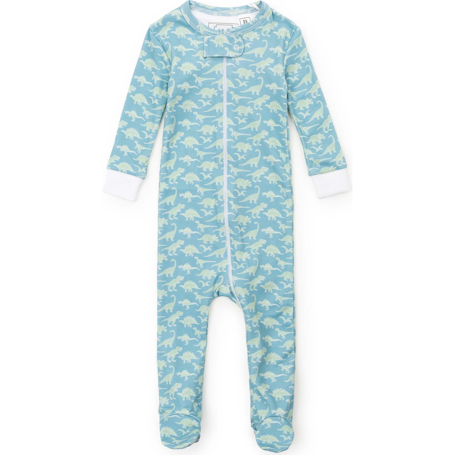 Parker Boys' Footie Zipper Pajama, Dinosaur Dig - Footie Pajamas - 1