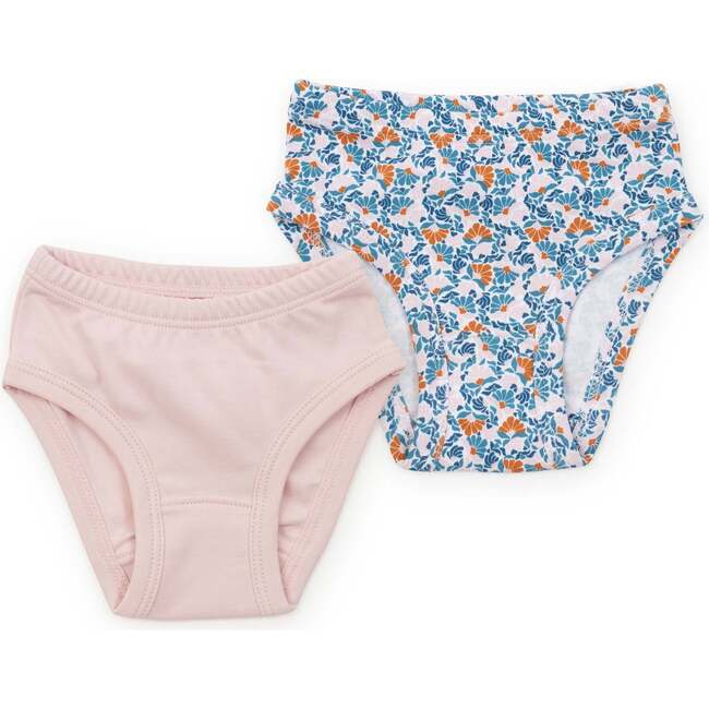 Lauren Girls' Underwear Set, Autumn Blooms/Light Pink