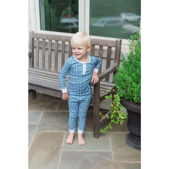 Jack Boys' Pajama Pant Set, Autumn Plaid - Pajamas - 3