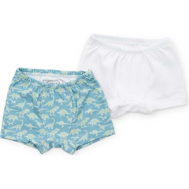 James Boys' Underwear Set, Dinosaur Dig/White