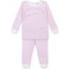 Ava Girls' Pajama Pant Set, Scalloped in Pink - Pajamas - 1 - thumbnail