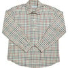 Ralph Checkered Long Sleeve Shirt, Cream & Multicolors - Shirts - 1 - thumbnail