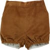 Baby Magpie Corduroy Elastic Waist Bloomer, Camel - Bloomers - 1 - thumbnail