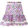 Sadie Floral Embroidered A-Line Mini Skirt, Multicolors - Skirts - 1 - thumbnail