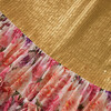 Harper Sequin Floral Print Sleeveless Tiered Skirt Dress, Multicolors - Dresses - 4