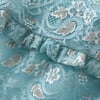 Gabriella Lace Tiered Maxi Skirt, Cerulean - Skirts - 4