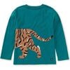 Tiger Prowl Double Sided Crew Neck Long Sleeve T-Shirt, Scuba - T-Shirts - 3