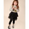 Tiered Elastic Waistband 2-Tiered Mini Tulle Skirt, Jet Black - Skirts - 6