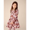 Original Print Boat Neck Long Sleeve Pocket Play Dress, All Knowing Owl - Dresses - 4