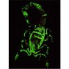 Scorpion Glow Graphic Print Long Sleeve T-Shirt, Jet Black - T-Shirts - 2