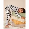 Goodnight Halloween Print Pajama Set, Scaredy Cat - Pajamas - 4