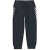 Stripe-Out Elastic Waist Drawstring Pocket Joggers, Jet Black - Sweatpants - 2