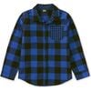 Double Weave Plaid Chest Pocket Button-Up Shirt, Bursa - Shirts - 1 - thumbnail