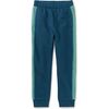 Colorblock Stripe-Out Elastic Waist Drawstring Pocket Joggers, Bedford Blue - Sweatpants - 1 - thumbnail