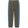 Colorblock Stripe-Out Elastic Waist Drawstring Pocket Joggers, Grape Leaf - Sweatpants - 1 - thumbnail