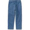 Cozy Does It Elastic Waist Drawstring Lined Pants, Coronet Blue - Pants - 1 - thumbnail