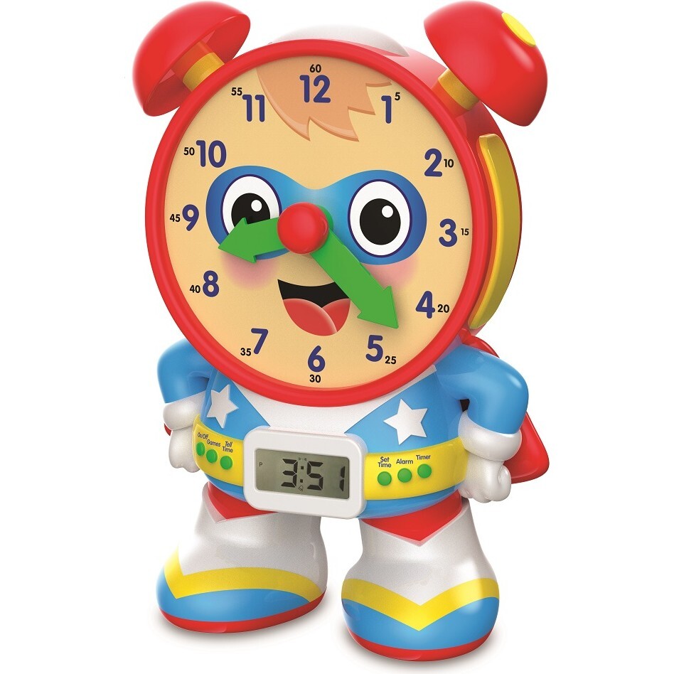 The Learning Journey Super Telly Teaching Time Clock - primary - Developmental Toys - 1