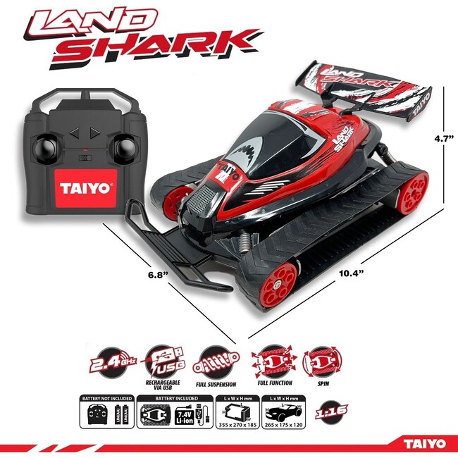 ThinAir Brands RC Landshark ATV 1:16 Scale - Remote Control - 3