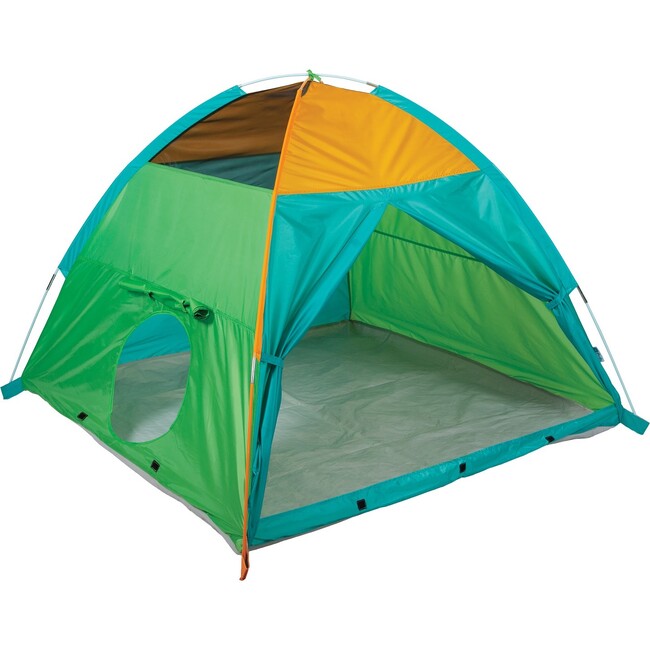 Pacific Playtents Super Duper 4-Kid II Dome Tent - Blue / Green / Orange