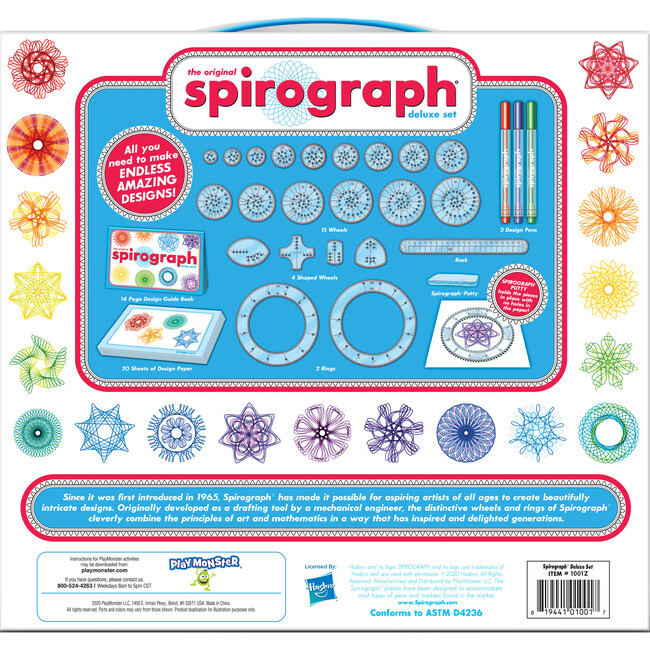 Spirograph Deluxe Kit - Arts & Crafts - 3
