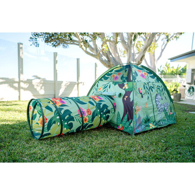 Pacific Play Tents Jungle Party Safari Tent + Tunnel Combo - Play Tents - 2