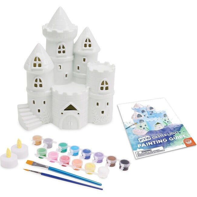 Mindware Paint Your Own Porcelain Castle Light - Arts & Crafts - 3