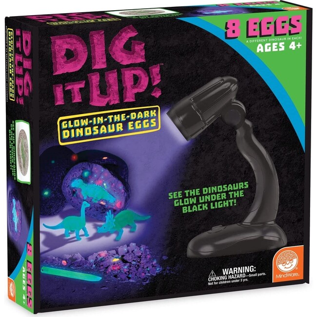 Mindware Dig It Up! Glow in the Dark Dinosaurs