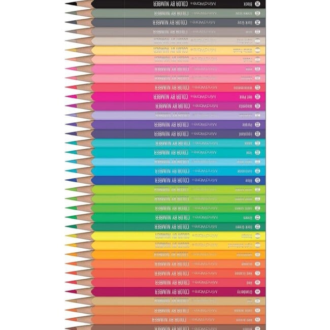 Mindware Color By Number 36 Colored Pencil Set - Arts & Crafts - 2