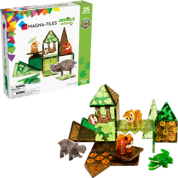 Magna-Tiles Jungle Animals 25pc Set