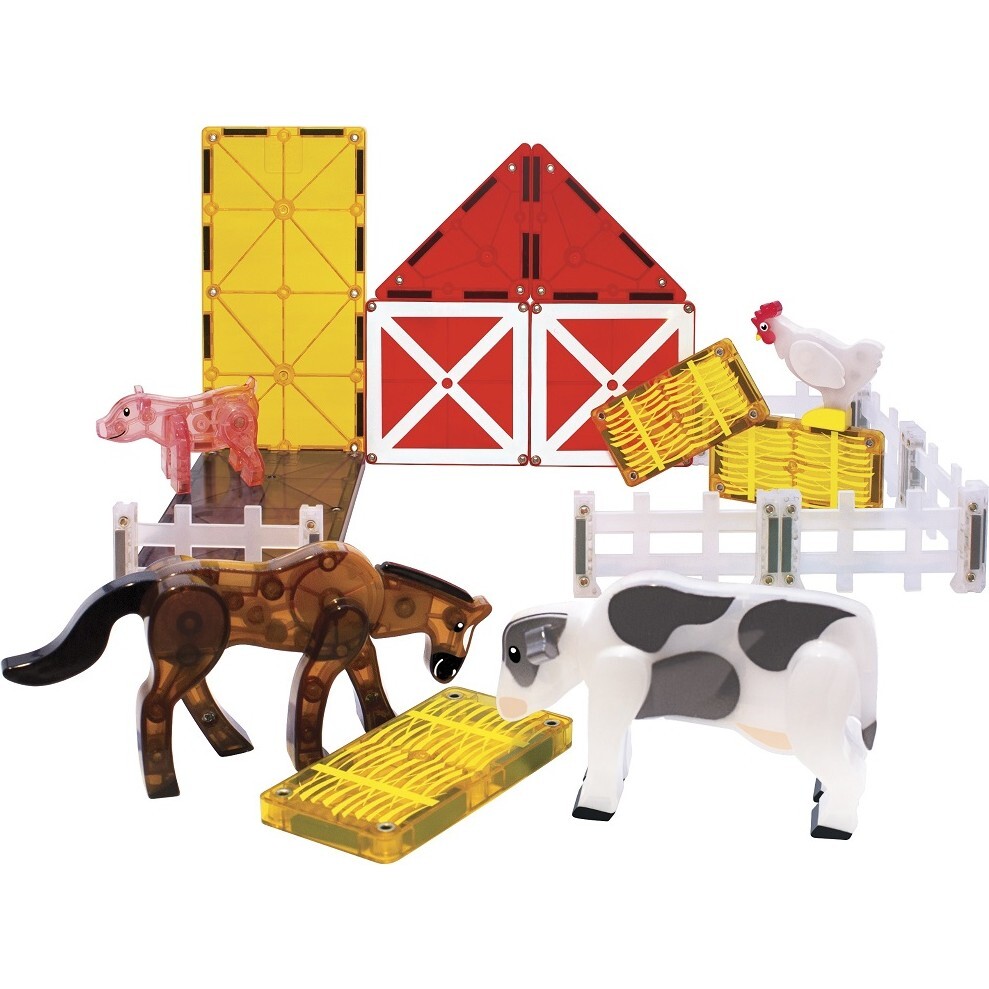 Magna-Tiles Farm Animals 25pc Set - Magnetic Tiles - 1