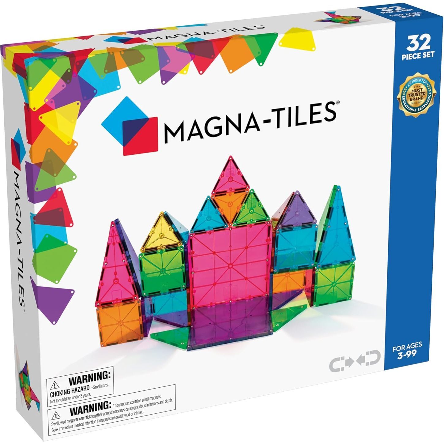 Magna-Tiles Classic 32pc Set - Building Sets - 1