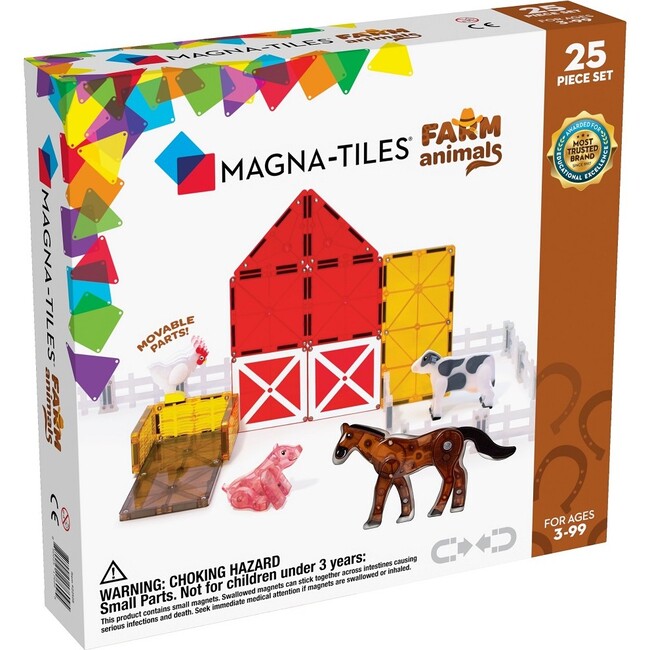 Magna-Tiles Farm Animals 25pc Set - Magnetic Tiles - 5