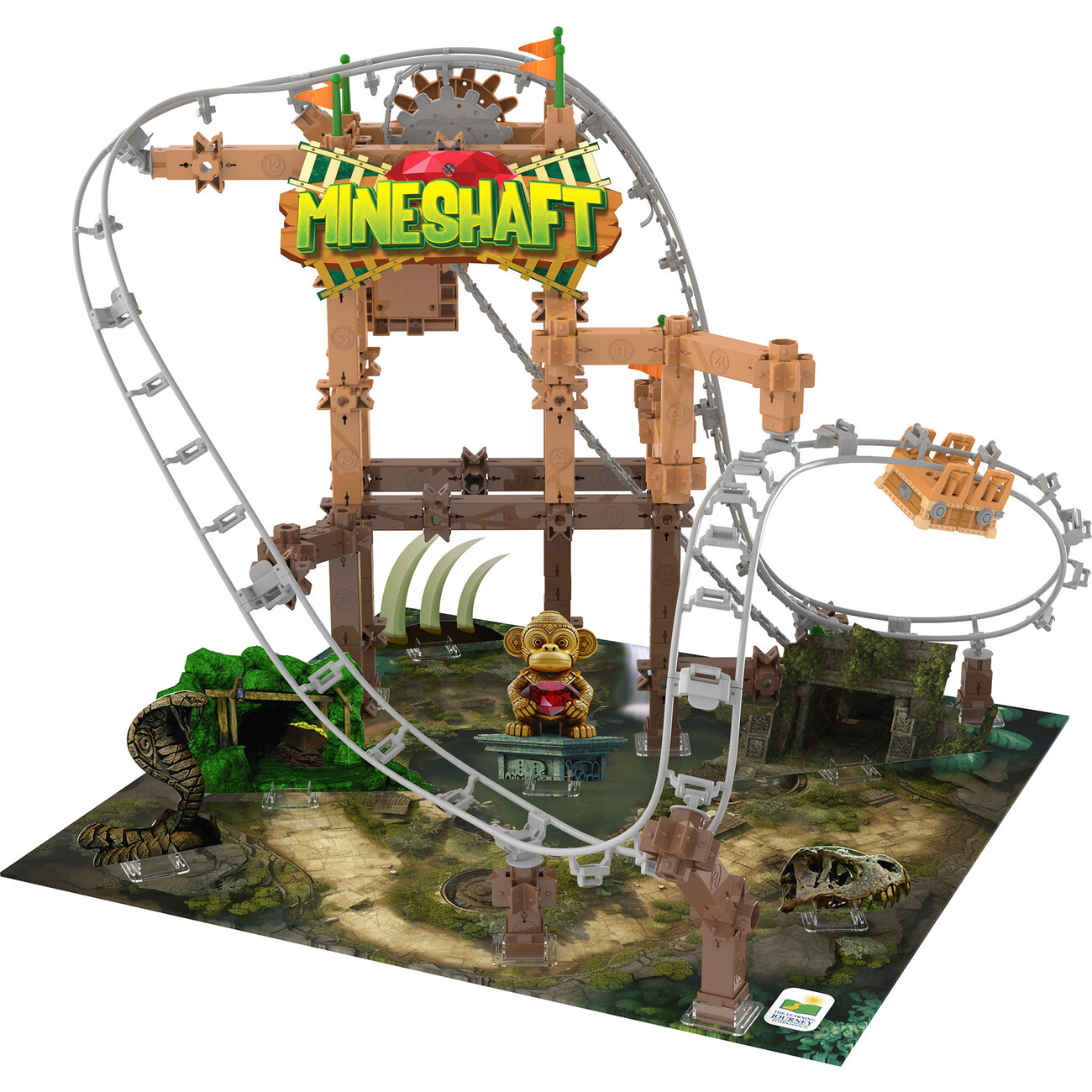 Pista Montagne Russe The Learning Journey Techno Trax Dominator | Set Costruzioni 300+ Pezzi, Giocattolo STEM Per Bambini 8-14 Anni