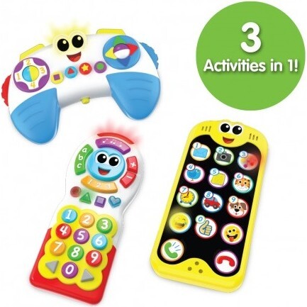 Learning Journey On The Go 3 Pk Set Phone, Remote & Controller Activity Set