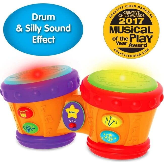 Learning Journey Little Baby Bongo Drums - Developmental Toys - 3