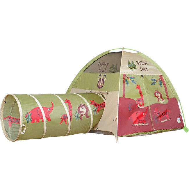 Jungle Safari Tent & Tunnel Combo