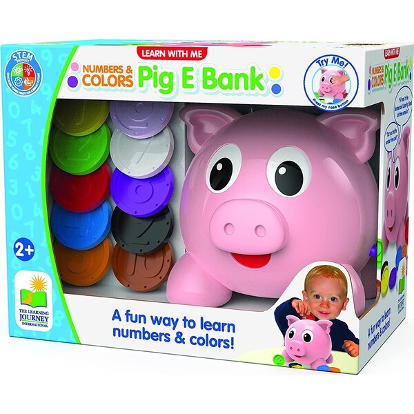 Learn With Me - Numbers And Colors Pig E Bank - Crown Power & Equipment
