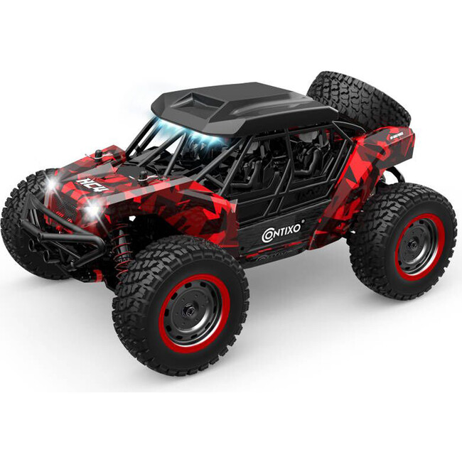 Contixo Rock Climbing Monster Truck, Red