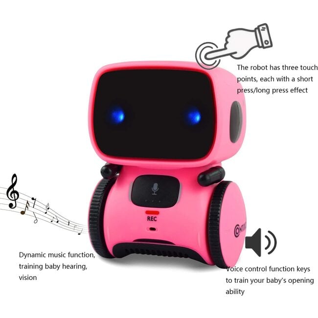 Contixo R1 Kids Robot Toy - Pink - Tech Toys - 3