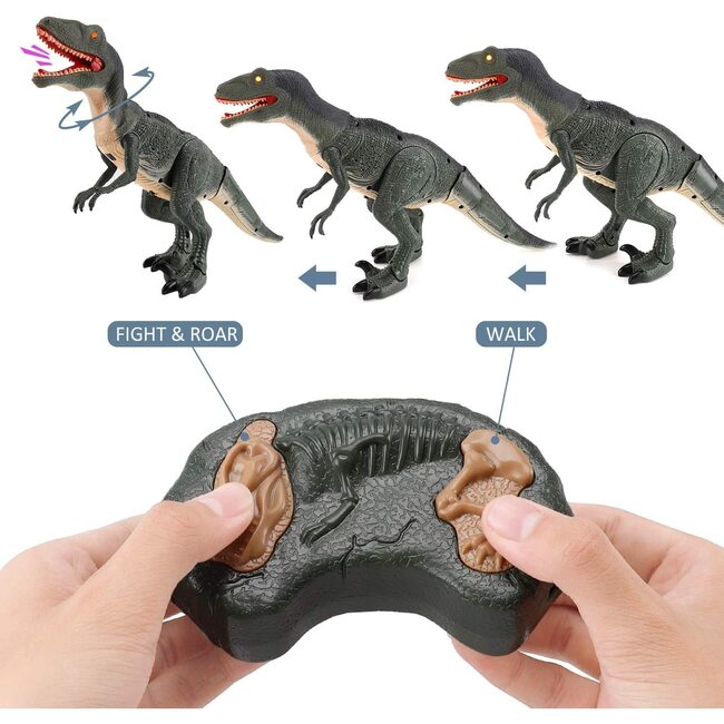 Contixo Infrared Remote Control Waking Velociraptor Dinosaur Planet - Remote Control - 2