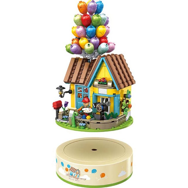 Contixo Flying House Building Block Set W/Music Box - Building Sets - 3