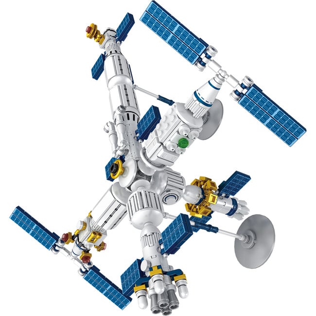 Contixo Aerospace Space Station Building Block Set - Remote Control - 2