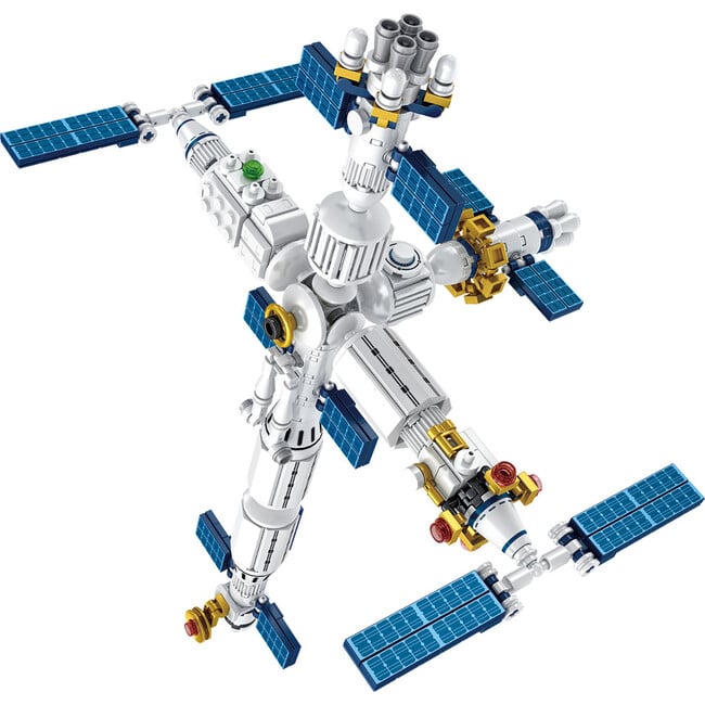 Contixo Aerospace Space Station Building Block Set - Remote Control - 3