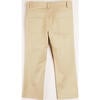 Plain Elastic Waistband 5-Pocket Chino Trousers, Camel - Pants - 5