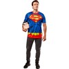 Men's DC Comics Ben Cooper Superman T-Shirt and Half Mask 1001192 - Costumes - 2