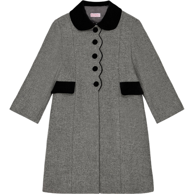 Grey Anisa Girl Wool Coat