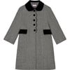 Grey Anisa Girl Wool Coat - Coats - 1 - thumbnail